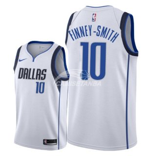 Camisetas NBA de Dorian Finney Smith Dallas Mavericks Blanco Association 2018