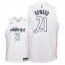 Camisetas de NBA Ninos Washington Wizards Dwight Howard Nike Blanco Ciudad 2018