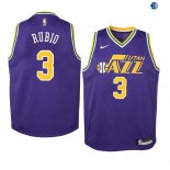 Camisetas de NBA Ninos Utah Jazz Ricky Rubio Purpura Hardwood Classics