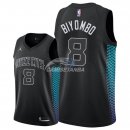 Camisetas NBA de Bismack Biyombo Charlotte Hornets Nike Negro Ciudad 18/19