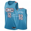 Camisetas NBA de Steven Adams Oklahoma City Thunder Nike Turquesa Ciudad 18/19