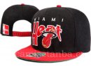 Snapbacks Caps NBA De Miami Heat Negro Rojo