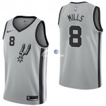 Camisetas NBA de Patty Mills San Antonio Spurs Gris Statement 17/18