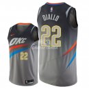 Camisetas NBA de Hamidou Diallo Oklahoma City Thunder Nike Gris Ciudad 2018