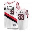 Camisetas NBA Ninos Zach Collins Portland Trail Blazers Blanco Icon 2018/19