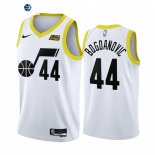 Camisetas NBA Nike Utah Jazz NO.44 Bojan Bogdanovic Blanco Association 2022-23