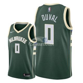 Camisetas NBA de Trevon Duval Milwaukee Bucks Verde Icon 2018