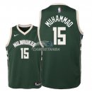 Camisetas de NBA Ninos Milwaukee Bucks Shabazz Muhammad Verde Icon 18/19
