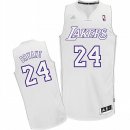 Camisetas NBA de Kobe Los Angeles Lakers Rev30 Blanco-1