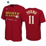 T Shirt NBA Atlanta Hawks NO.11 Trae Young Rojo 2022