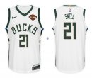 Camisetas NBA de Tony Snell Milwaukee Bucks Blanco 17/18
