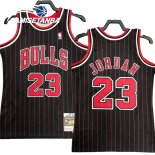 Camisetas NBA Chicago Bulls NO.23 Michael Jordan Negro Retro 1995 96
