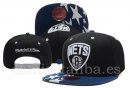 Snapbacks Caps NBA De Brooklyn Nets Negro Azul