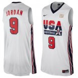 Camisetas NBA de Jordan USA 1992 Blanco