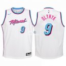 Camisetas de NBA Ninos Miami Heat Kelly Olynyk Nike Blanco Ciudad 2018
