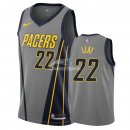 Camisetas NBA de T.J. Leaf Indiana Pacers Nike Gris Ciudad 18/19