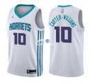 Camisetas NBA de Michael Carter Williams Charlotte Hornets Blanco Association 17/18