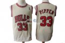 Camisetas NBA de Scottie Pippen Chicago Bulls Retro Crema