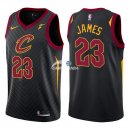 Camisetas NBA de LeBron James Cleveland Cavaliers 17/18 Negro