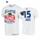 T-Shirt NBA 2021 All Star Nikola Jokic Support Black Colleges HBCU Spirit Blanco