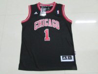 Camiseta NBA Ninos Chicago Bulls Derrick Rose Negro
