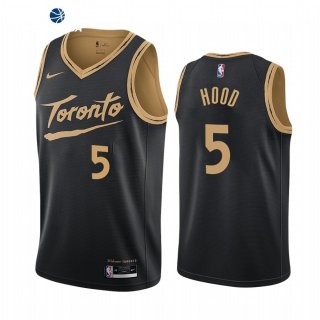 Camiseta NBA de Toronto Raptors Rodney Hood Negro Ciudad 2021
