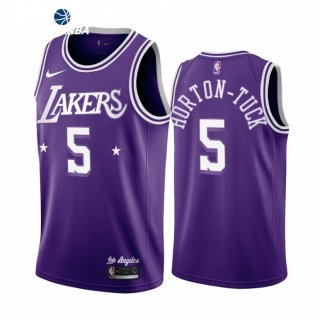 Camisetas NBA de Los Angeles Lakers Talen Horton Tucker Nike Purpura Ciudad 2021-22