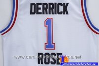 Camisetas NBA de Derrick Rose All Star 2015 Blanco