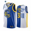 Camiseta NBA de Stephen Curry Golden State Warriors Azul Blanco Split 2020-21