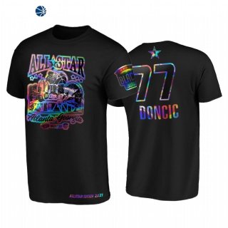 T-Shirt NBA 2021 All Star Luka Doncic HBCU Spirit Iridescent Holographic Negro