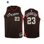 Camiseta NBA Ninos Portland Trail Blazers Robert Covington Negro Ciudad 2020