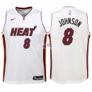 Camisetas de NBA Ninos Miami Heat Tyler Johnson Blanco Association 2018