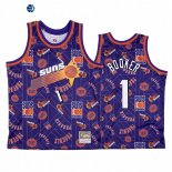 Camisetas NBA Phoenix Suns Devin Booker Purpura Hardwood Classics