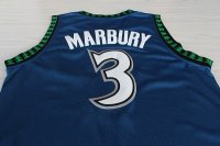 Camisetas NBA de Retro Stephon Marbury Minnesota Timberwolves Azul