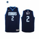 Camisetas NBA Ninos Dallas Mavericks Tyler Bey Marino Edición ganada 2021