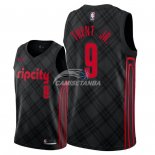 Camisetas NBA de Gary Trent Jr Portland Trail Blazers Nike Negro Ciudad 2018