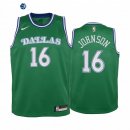 Camiseta NBA Ninos Dallas Mavericks James Johnson Verde Ciudad 2020-21