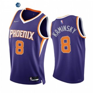 Camisetas NBA de Phoenix Suns Frank Kaminsky 75th Season Diamante Purpura Icon 2021-22