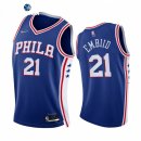 Camisetas NBA de Philadelphia Sixers Joel Embiid 75th Season Diamante Azul Icon 2021-22