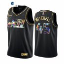 Camisetas NBA de Utah Jazz Donovan Mitchell Negro Diamante 2021-22