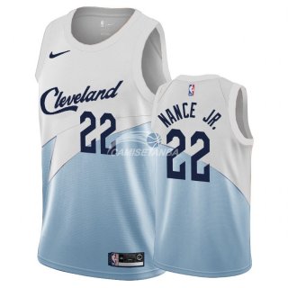 Camisetas NBA Edición ganada Cleveland Cavaliers Larry Nance Jr. Azul 2018/19