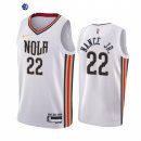 Camisetas NBA Nike New Orleans Pelicans NO.22 Larry Nance Jr. Blanco Association 2022