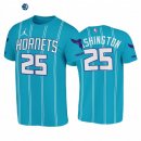 T-Shirt NBA Charlotte Hornets P.J. Washington Double Pinstripes Azul Icon 2020-21
