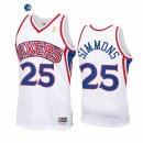 Camisetas NBA Philadelphia 76ers Ben Simmons Blanco Throwback 2021