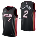 Camisetas NBA de Wayne Ellington Miami Heats Negro Icon 17/18
