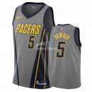 Camisetas NBA de Edmond Sumner Indiana Pacers Nike Gris Ciudad 18/19
