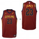 Camiseta NBA Ninos Cleveland Cavaliers LeBron James Rojo 17/18