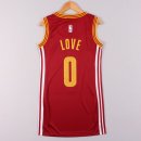 Camisetas NBA Mujer Kevin Love Cleveland Cavaliers Rojo