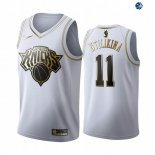 Camisetas NBA de Frank Ntilikina New York Knicks Blanco Oro 19/20