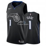 Camisetas NBA de Jonathan Isaac Orlando Magic Nike Negro Ciudad 18/19